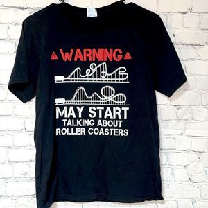 Roller Coaster Tee Youth Large